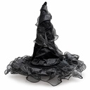 Witch Hat with Chiffon Trim