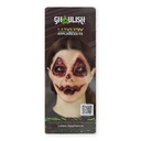 Pumpkin Face Scarification Latex Appliance