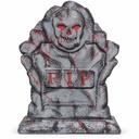 Bloody Skull RIP Tombstone Decoration