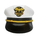 White Captain Hat - Kids
